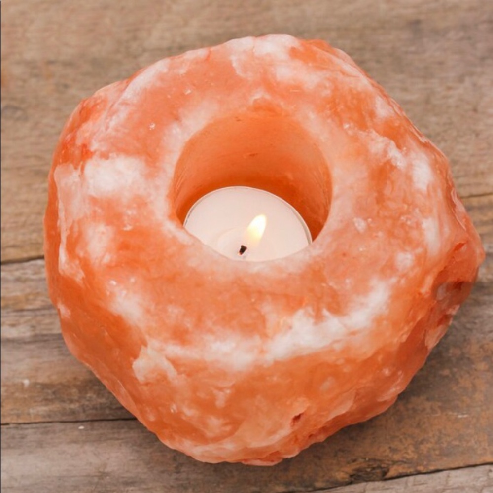 Hippie Naturals ® Inc. Himalayan Salt Candleholder
